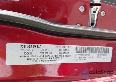 2017 Dodge Charger Daytona 392 Rwd from USA, damaged, VIN 2C3CDXGJ9HH602173